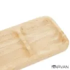 تخته سرو چوبی مستطیل سه خانه نارون R2914