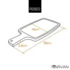 تخته سرو پیتزا تخت چوبی مستطیل دسته دار نارون