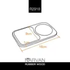 سینی سرو نوشیدنی چوبی تک نفره نارون R2918