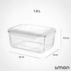 ابعاد-ظرف-شیشه-ای-مستطیل-درب-دار-1.5-لیتر-لیمون