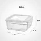 سایز-ظرف-شیشه-ای-مربع-دربدار-950-میلی-لیتری-لیمون