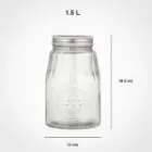 سایز-بانکه-شیشه-ای-1,5-لیتر-درب-فلزی-لیمون