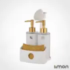 ست جا مایعی 2 قلو لیمون