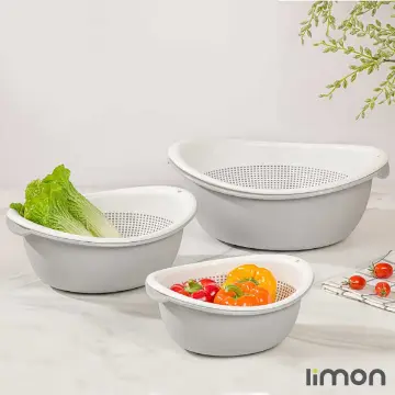 سرویس-6-پارچه-لگن-و-آبکش-بیضی-لیمون-طوسی