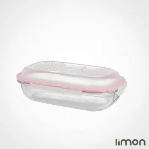 ظرف-شیشه-ای-بیضی-سرو-و-نگهداری-درب-دار-900-میلی-لیتر