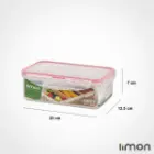 ظرف فریزری مستطیل سه خانه لیمون