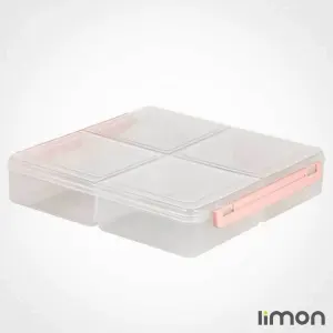 ظرف فریزری چهار خانه بزرگ لیمون