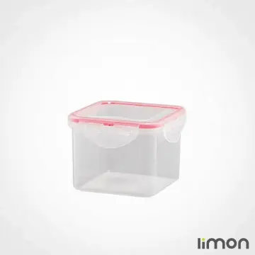 ظرف فریزری مربع 680 میلی لیتری لیمون