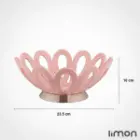 سبد میوه کوچک پایه استیل لیمون