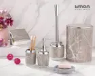 ست سرویس بهداشتی 2 جداره رومانتیک طرح ماربل