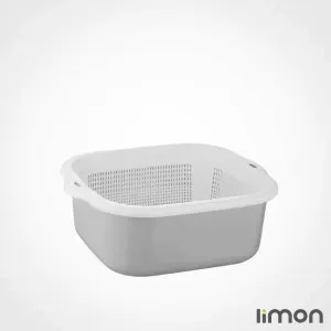 ست آبکش و لگن نسیم 4 لیمون