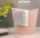 سبد رخت گرد طرح بامبو لیمون