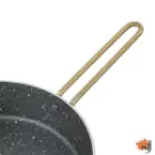 تابه-تک-دسته-گرانیتی--کاج-نچسب-فلورا-طلایی
