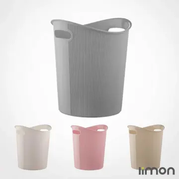 سطل کاغذ شیاردار بزرگ لیمون