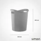 سطل کاغذ شیاردار بزرگ لیمون