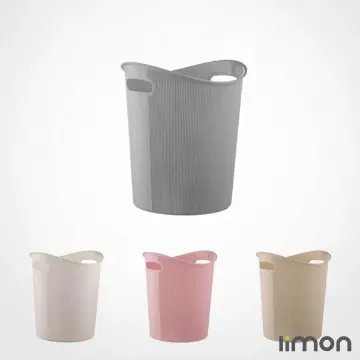 سطل کاغذ شیاردار کوچک لیمون