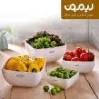 ست کاسه چهار گوش لیمون