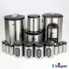 سرویس آشپزخانه 14 پارچه استیل یونیک UN-3505
