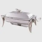 سوفله خوری مستطیل بزرگ قایقی نقره ای UN-3850