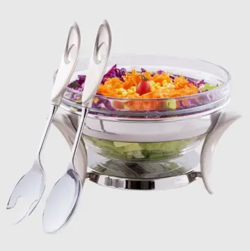 سالاد خوری قایقی نقره ای یونیک UN-3868