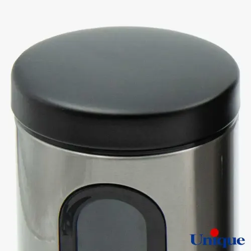 ظرف حبوبات 1 لیتر پنجره دار استیل یونیک UN-5970