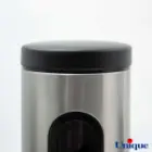 ظرف حبوبات در 4 سایز پنجره دار استیل یونیک UN-5990