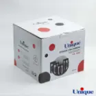 ظرف حبوبات در 4 سایز پنجره دار استیل یونیک UN-5990