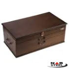 سرویس قاشق چنگال 18 نفره کامل پالرمو دور طلایی ناب استیل