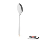 سرویس قاشق چنگال 86 پارچه ناب استیل پالرمو دورطلایی با جعبه