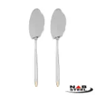 سرویس 116 پارچه ناب استیل مدل پالرمو با جعبه کادویی (طلایی)