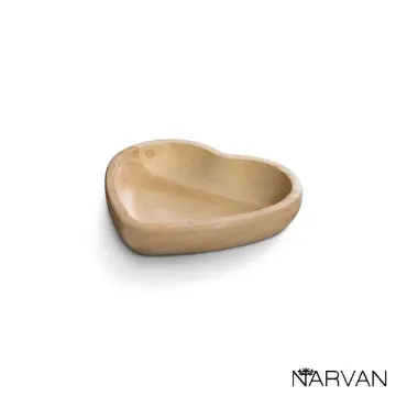 شکلات خوری چوبی طرح قلب ضخیم نارون کوچک R 3119