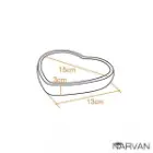 شکلات خوری چوبی طرح قلب ضخیم نارون کوچک R 3119