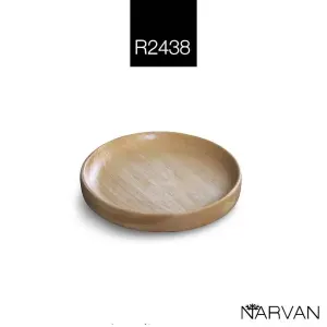 نعلبکی چوبی لبه دار نارون R 2438