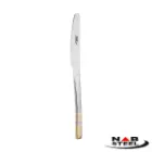 سرویس 128 پارچه ناب استیل مدل فلورانس با جعبه کادویی (دور طلایی)