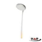 سرویس 128 پارچه ناب استیل مدل فلورانس با جعبه کادویی (دور طلایی)
