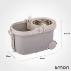 سطل و تی چرخشی لیمون