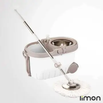 سطل و تی چرخشی لیمون سفید