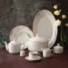 فروش سرویس 102 پارچه رادیانس چینی زرین طرح کلودیا