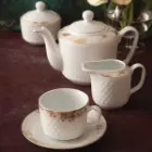 سرویس 17 پارچه چای رادیانس چینی زرین طرح کلودیا