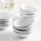 سرویس چینی پیاله 10 ایتالیا اف چینی زرین هدیه پلاتینی