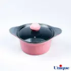 قابلمه 16 یونیک رنگ صورتی کد UN-8809
