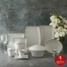 خرید سرویس چینی زرین وینچی طرح ریوا طلایی 12 نفره
