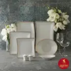 قیمت سرویس 30 پارچه چینی زرین وینچی طرح ریوا طلایی 6 نفره