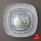 سرویس چینی زرین کواترو طرح ادلین طوسی 6 نفره