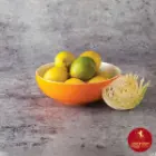 پیاله چینی زرین ایتالیا اف طرح نارنج سایز 22