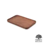 سینی چوبی تریتی مستطیل تخت کوچک 22 سانتی کج B2518