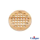 زیر قابلمه چوبی گرد با لبه منحنی یونیک UN-3475