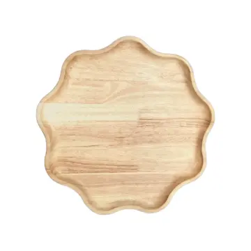 بشقاب گود چوبی ستاره ای نارون بزرگ R2434