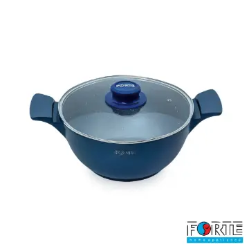 قابلمه گرانیتی فورته سایز 24 اسکار پلاس سرمه ای