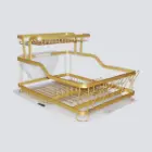 آبچکان دو طبقه آلومینیوم طلایی یونیک UN-2655